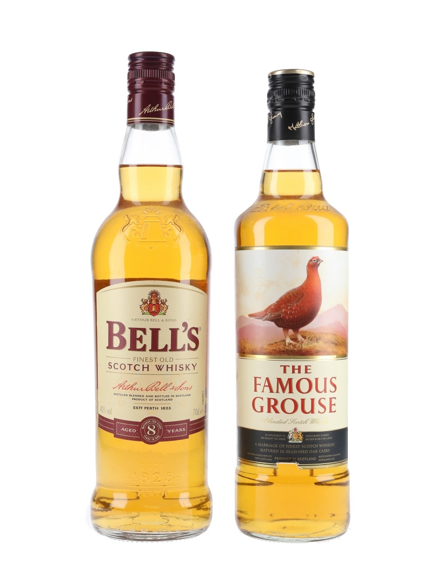 Bell's 8 Year Old & Famous Grouse  2 x 70cl / 40%