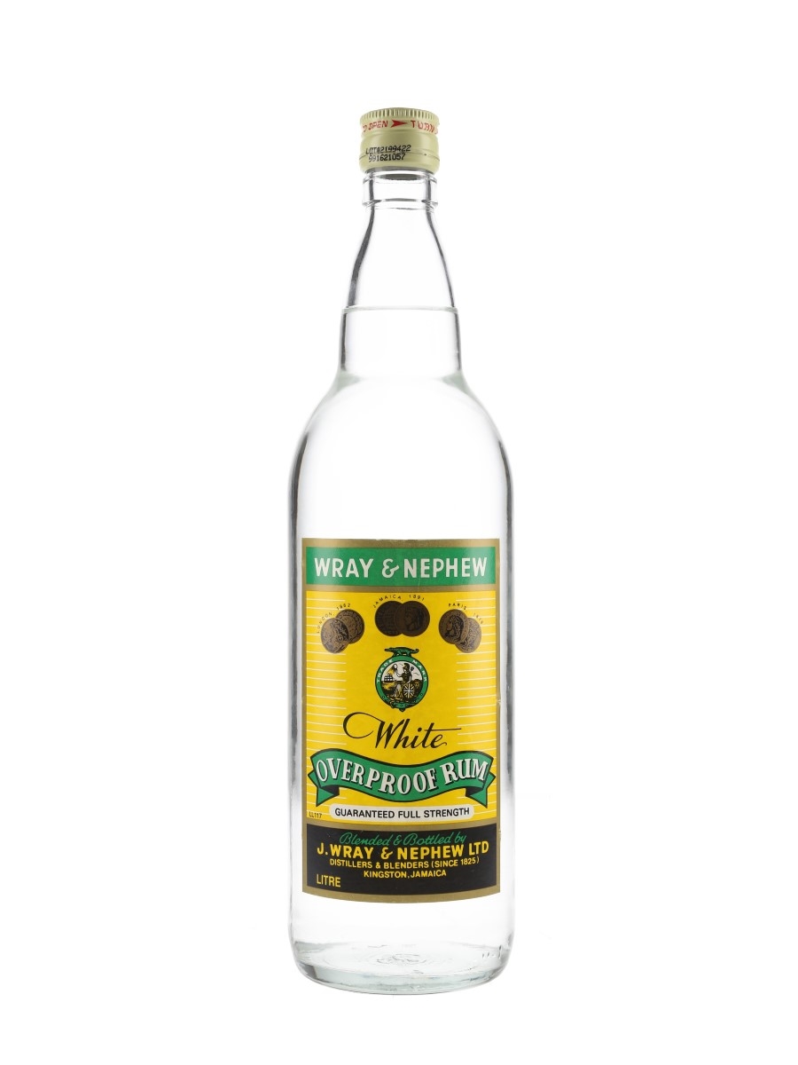 Wray & Nephew White Overproof Rum Bottled 1990s 100cl