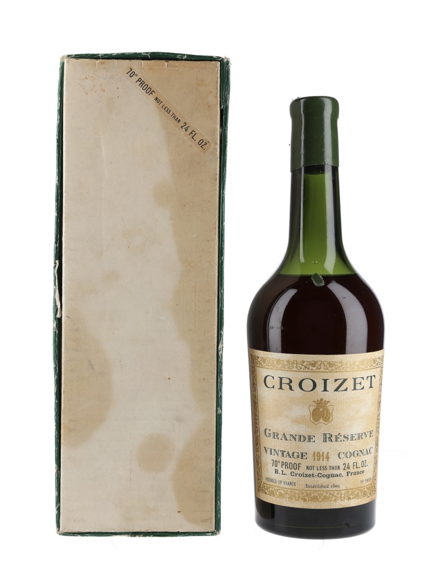 Croizet 1914 Grande Reserve Bottled 1950s 68cl / 40%