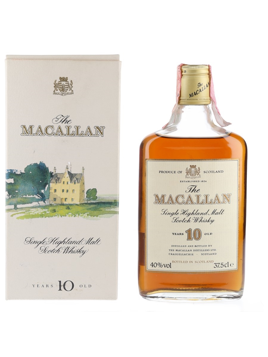Macallan 10 Year Old Bottled 1980s - Giovinetti 37.5cl / 40%