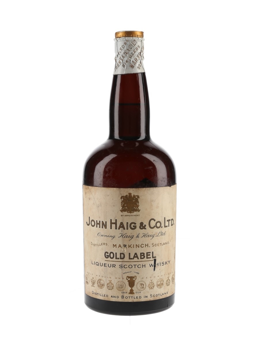 Haig's Gold Label Spring Cap Bottled 1940s 75cl / 40%