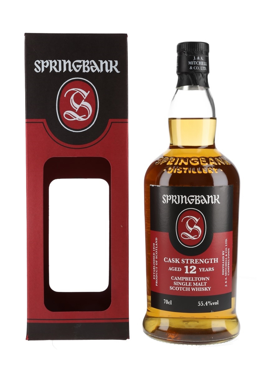 Springbank 12 Year Old Cask Strength Bottled 2021 70cl / 55.4%