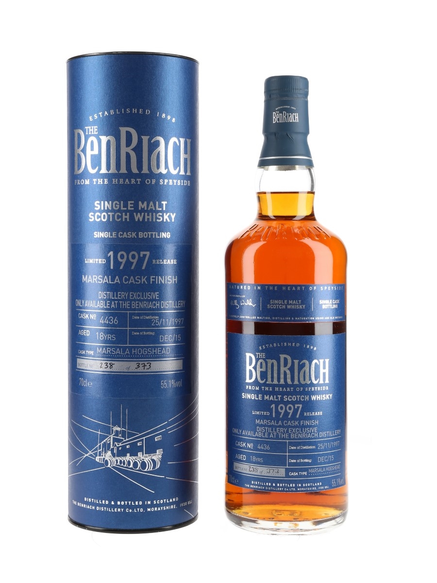 Benriach 1997 18 Year Old Marsala Cask Finish  70cl / 55.1%