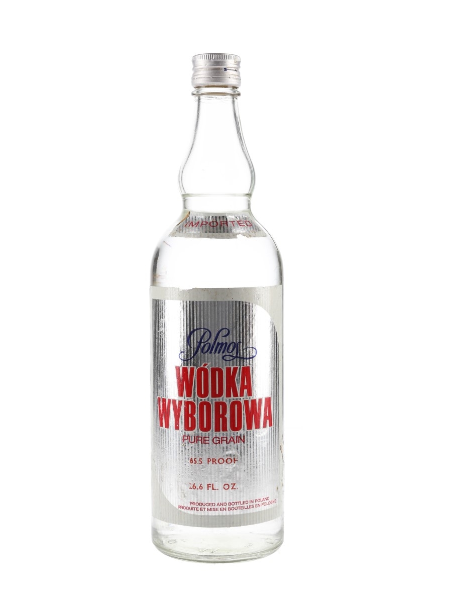Polmos Wodka Wyborowa Bottled 1970s 75.7cl / 37.5%