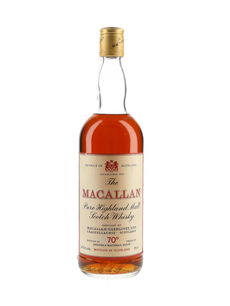 Macallan 70 Proof (Vintage Unknown) Bottled 1970s - Gordon & MacPhail 75cl / 40%