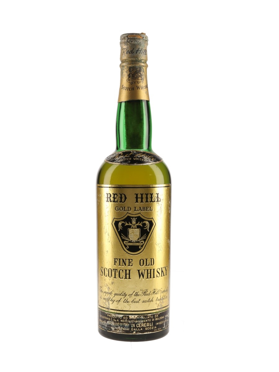 Red Hill Gold Label Bottled 1950s-1960s - Buton 75cl / 43%