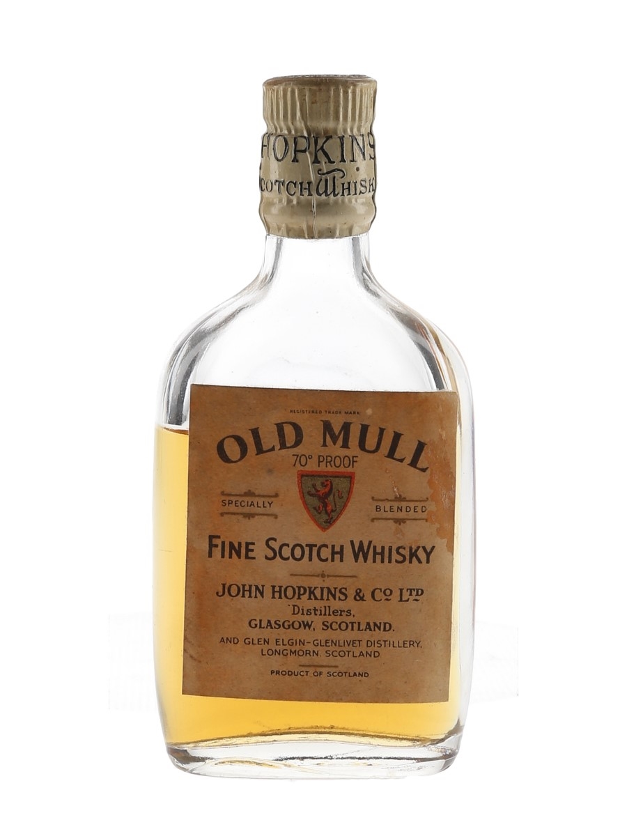 Old Mull Fine Scotch Whisky Bottled 1950s - John Hopkins & Co. 5cl / 40%