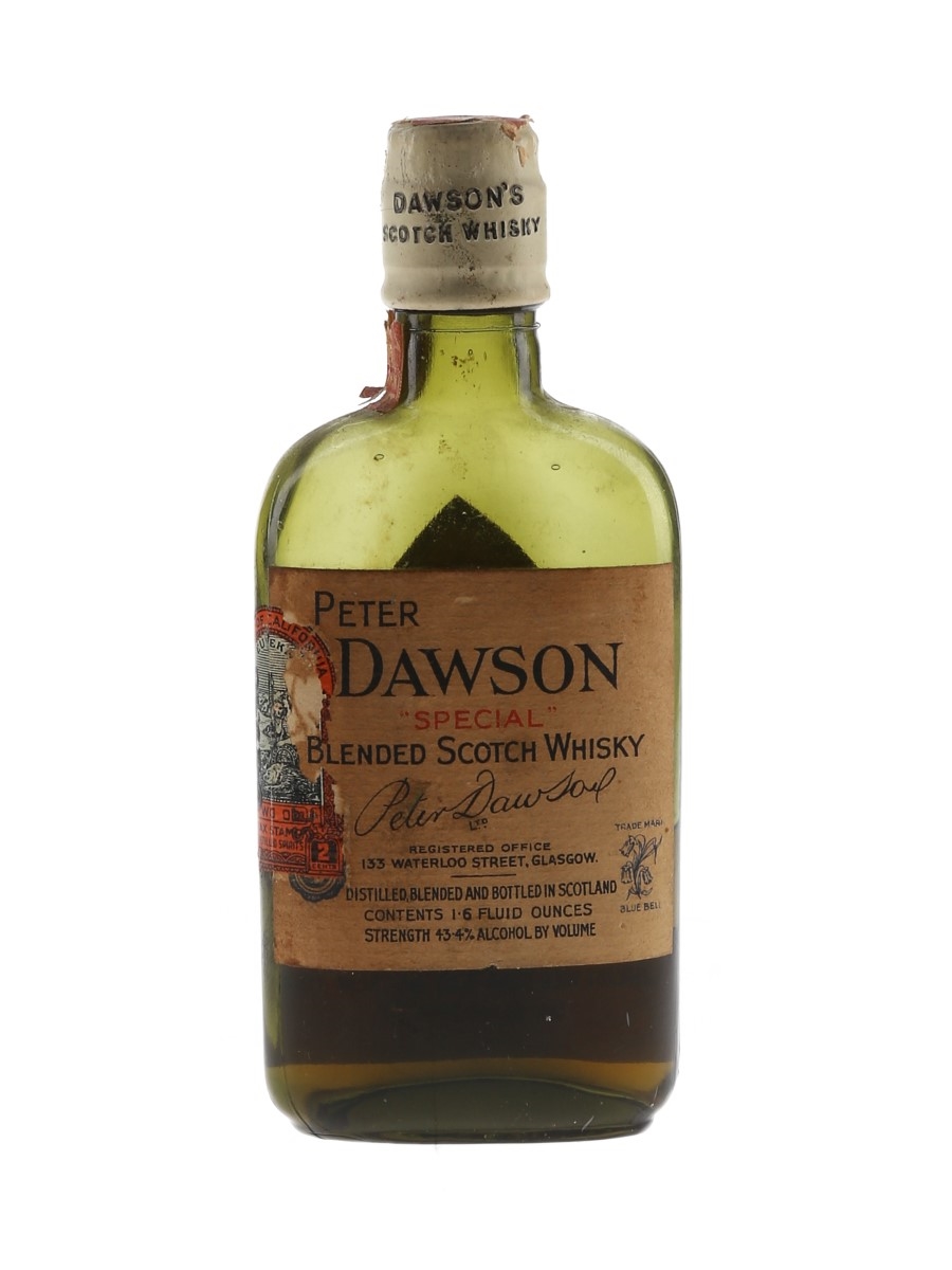 Peter Dawson Special Bottled 1930s-1940s - Julius Wile 4.7cl / 43.4%