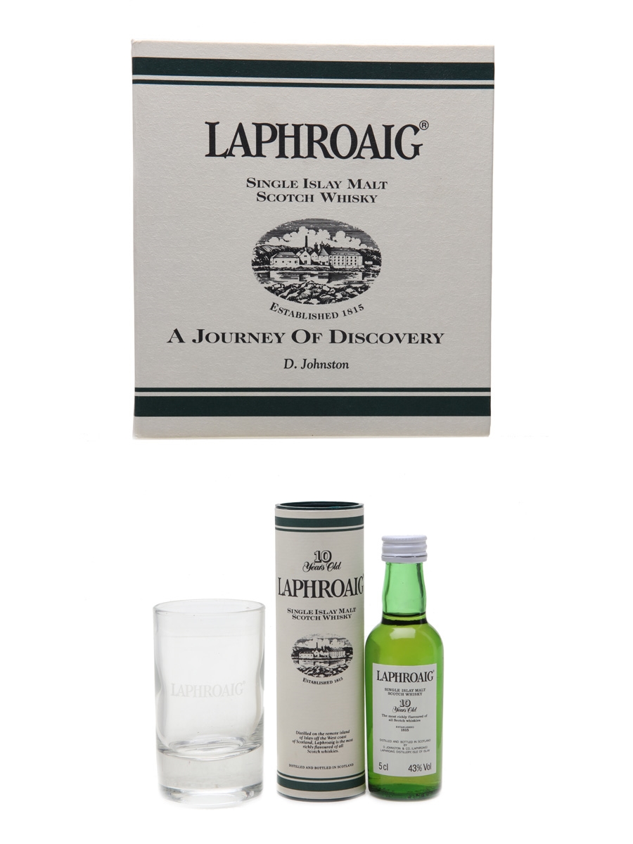 Laphroaig - A Journey Of Discovery Miniature & Glass Set 5cl / 43%