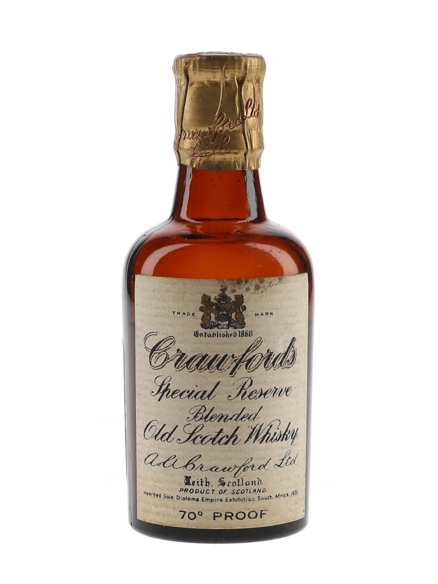 Crawford's Special Reserve Bottled 1960s 5cl / 40%