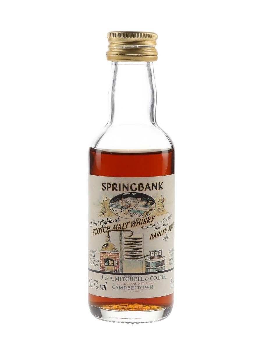 Springbank 1966 24 Year Old Local Barley Bottled 1990 5cl / 60.7%