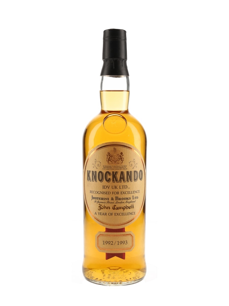 Knockando IDV UK Ltd. Recognised For Excellence Bottled 1993 70cl
