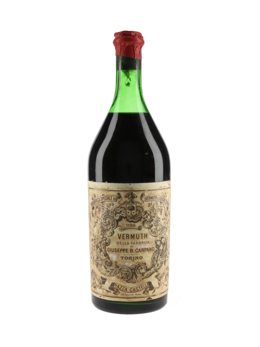 Carpano Vermuth Bottled 1960s 100cl / 16.5%