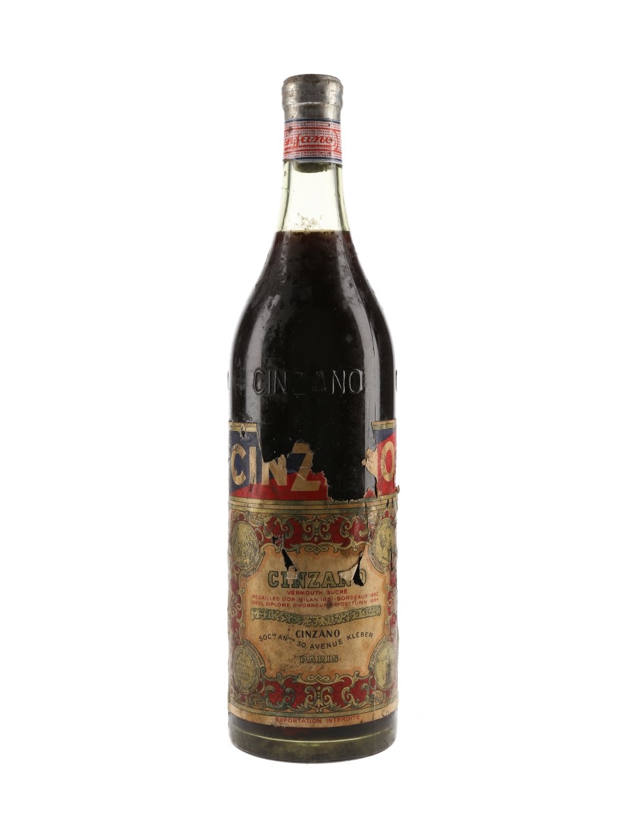 Cinzano Bottled 1940s 100cl