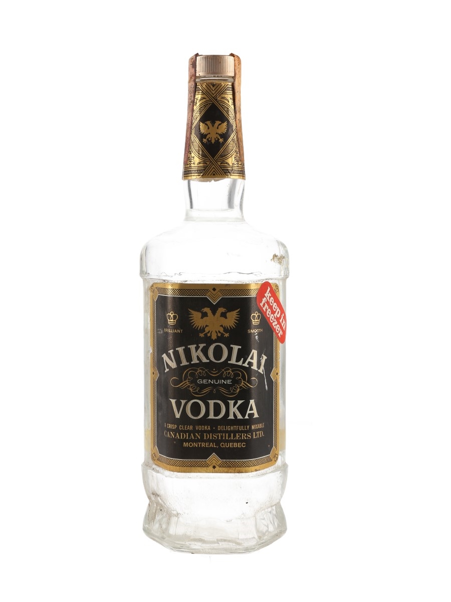 Nikolai Vodka Bottled 1970s 70cl / 40%