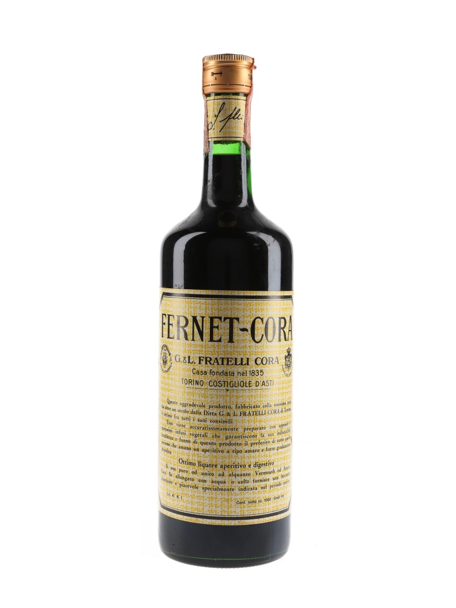 Fernet-Cora Bottled 1970s 100cl / 45%