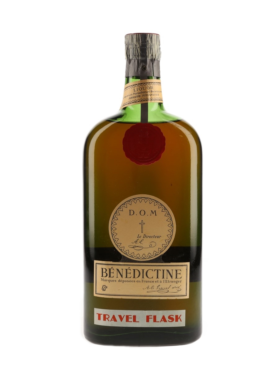 Benedictine DOM Travel Flask Bottled 1950s-1960s 70cl / 43%