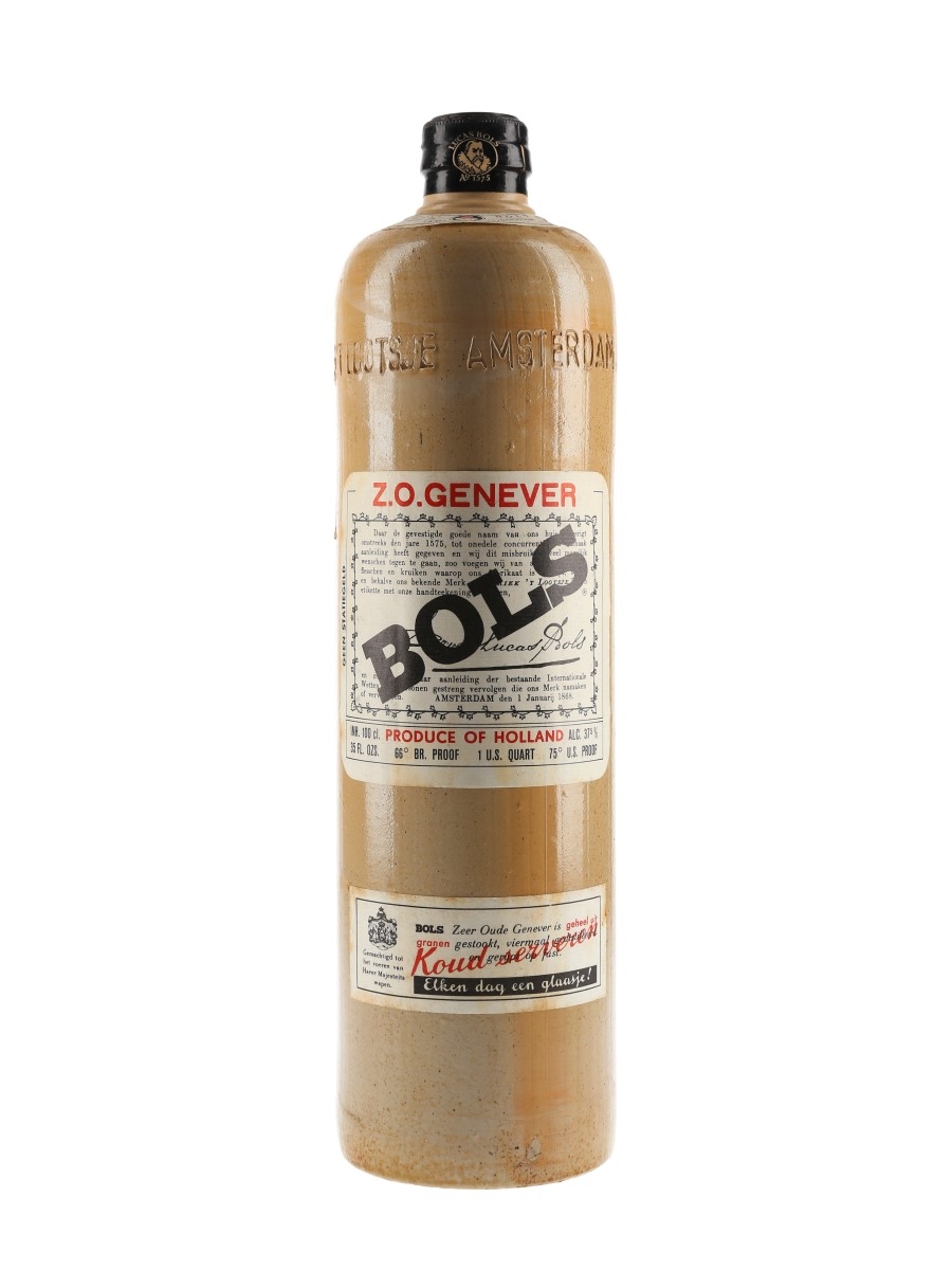 Bols Zeer Oude Genever Bottled 1970s-1980s 100cl / 37.5%