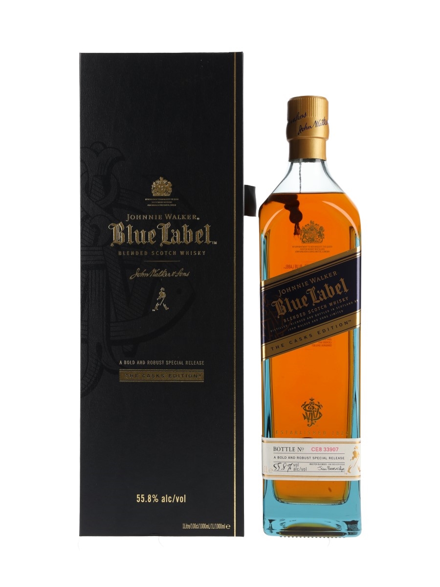 Johnnie walker blue label cask edition