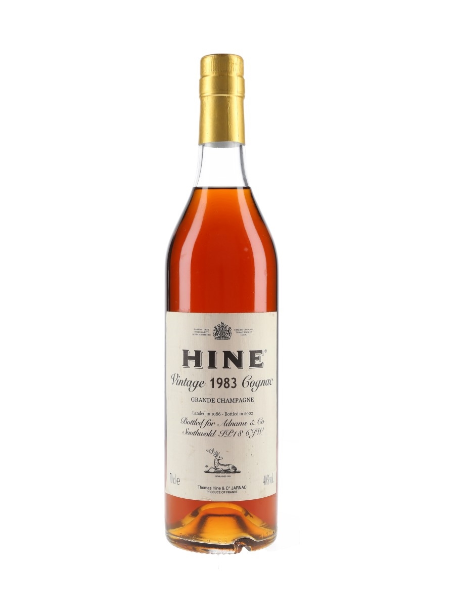 Hine Vintage 1983 Cognac Bottled 2002 70cl / 40%