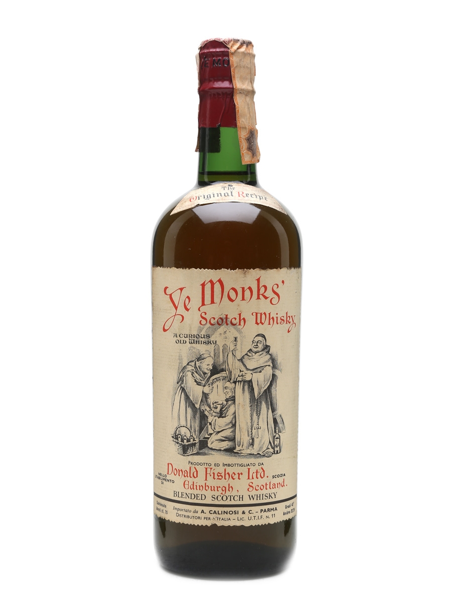 Ye Monks Scotch Whisky Spring Cap Bottled 1960s 75cl / 43%