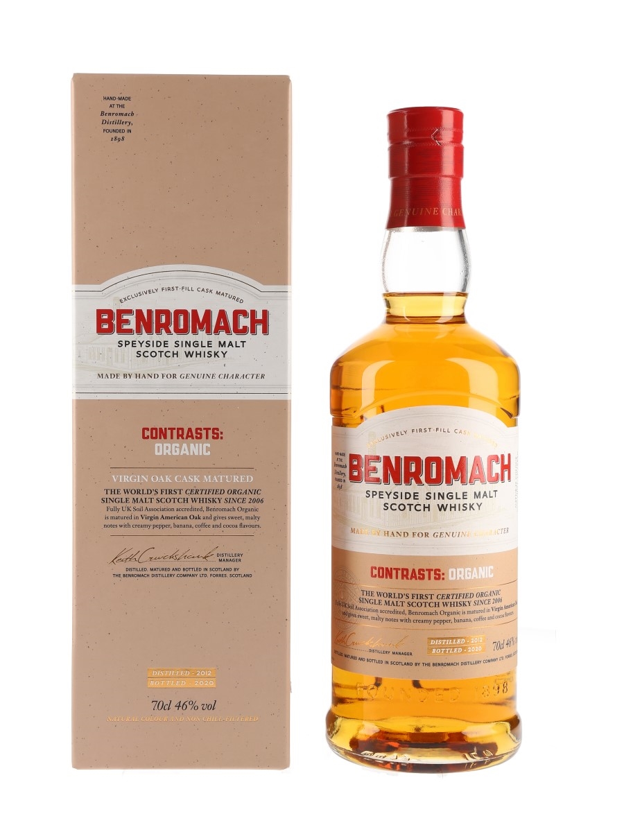 Benromach 2012 Contrasts: Organic Bottled 2020 70cl / 46%