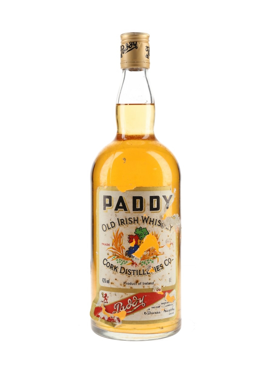 Paddy Old Irish Whisky Bottled 1980s 100cl / 43%