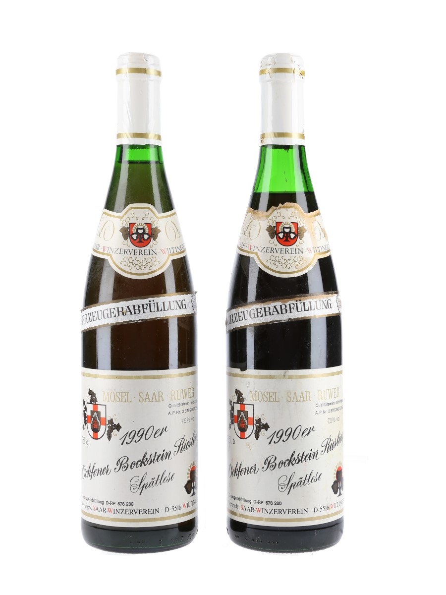 Ockfener Bockstein Riesling Spatlese 1990  2 x 75cl / 7.5%