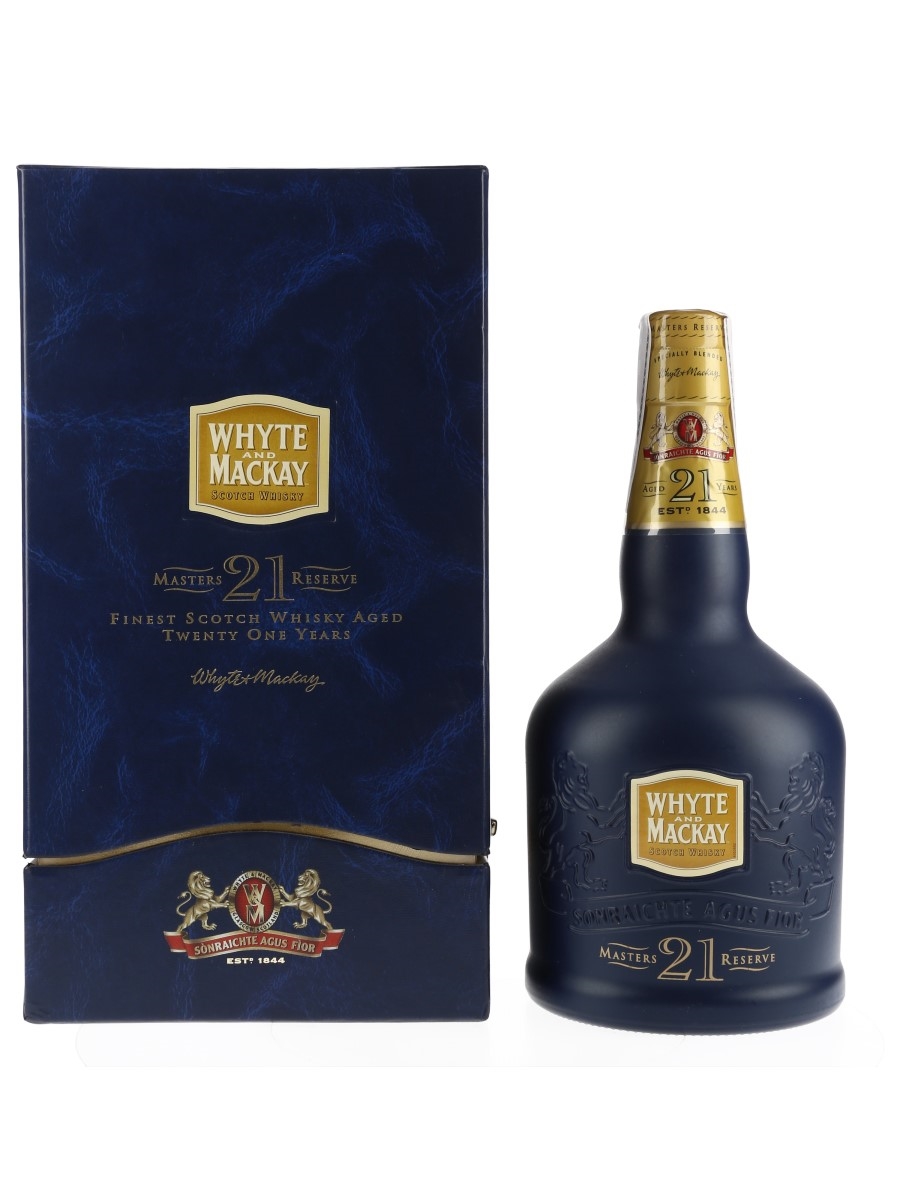 WHYTE＆MACKAY 21年 MASTERS RESERVE ホワイト＆マッカイ マスターズ リザーブ スコッチ ウイスキー 箱入 古酒  F102169(シングルモルト)｜売買されたオークション情報、yahooの商品情報をアーカイブ公開 飲料