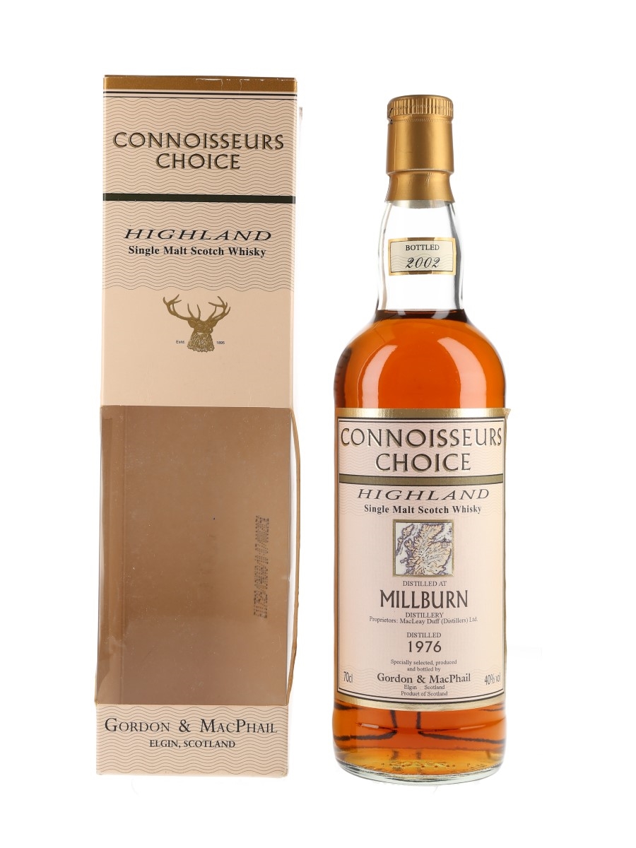 Millburn 1976 Connoisseurs Choice Bottled 2002 - Gordon & MacPhail 70cl / 40%