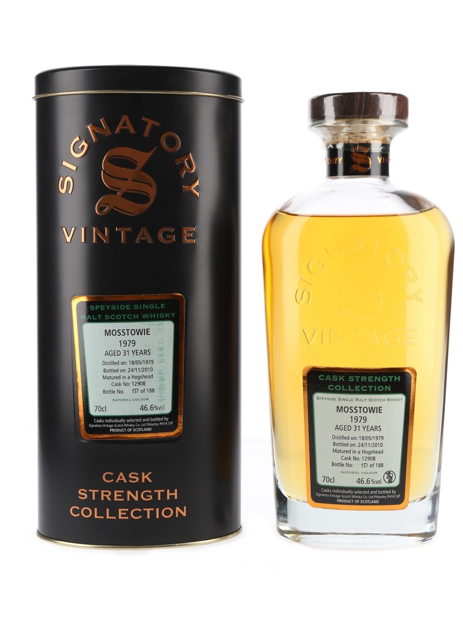 Mosstowie 1979 31 Year Old Bottled 2010 - Signatory Vintage 70cl / 46.6%