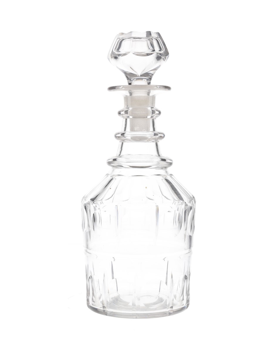 Crystal Decanter With Stopper  26cm Tall