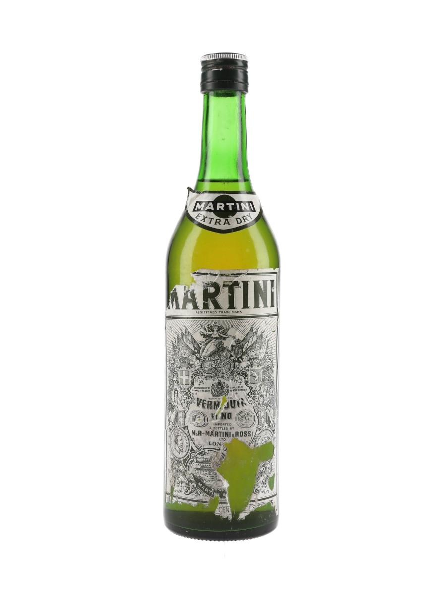 Martini Extra Dry Bottled 1970s 75cl