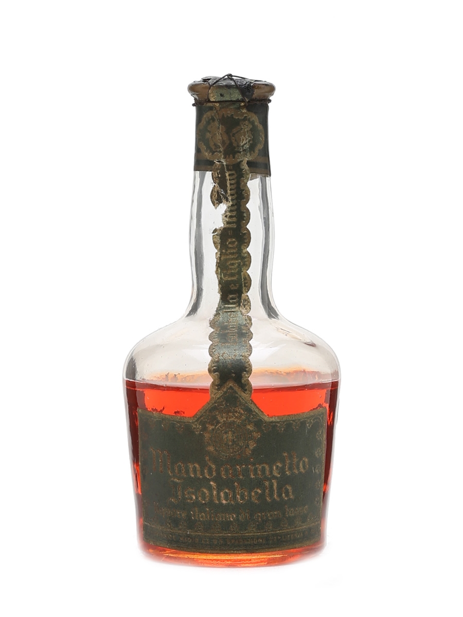 Isolabella Mandarinetto Liqueur Miniature Bottled 1950s 6.5cl / 37%