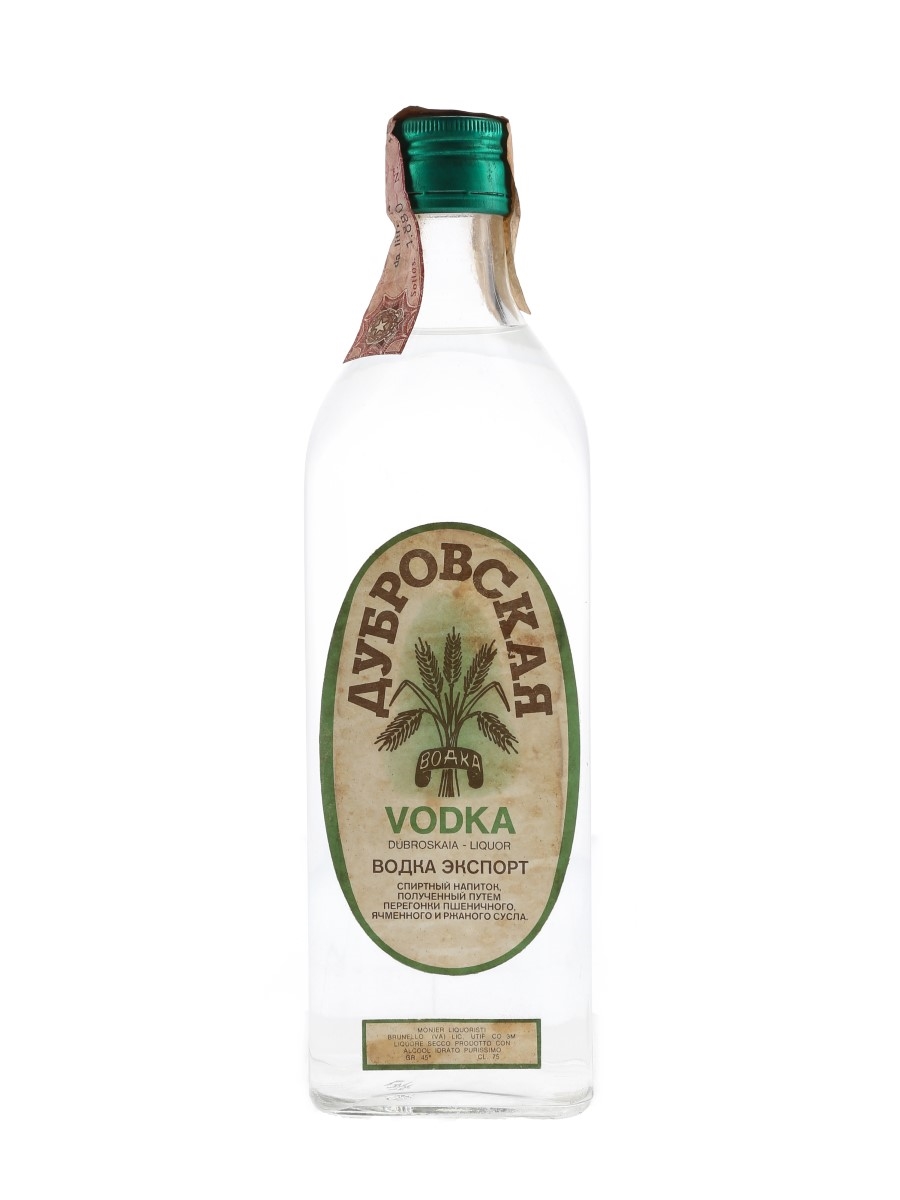 Dubroskaia Vodka Export Bottled 1970s 75cl / 45%
