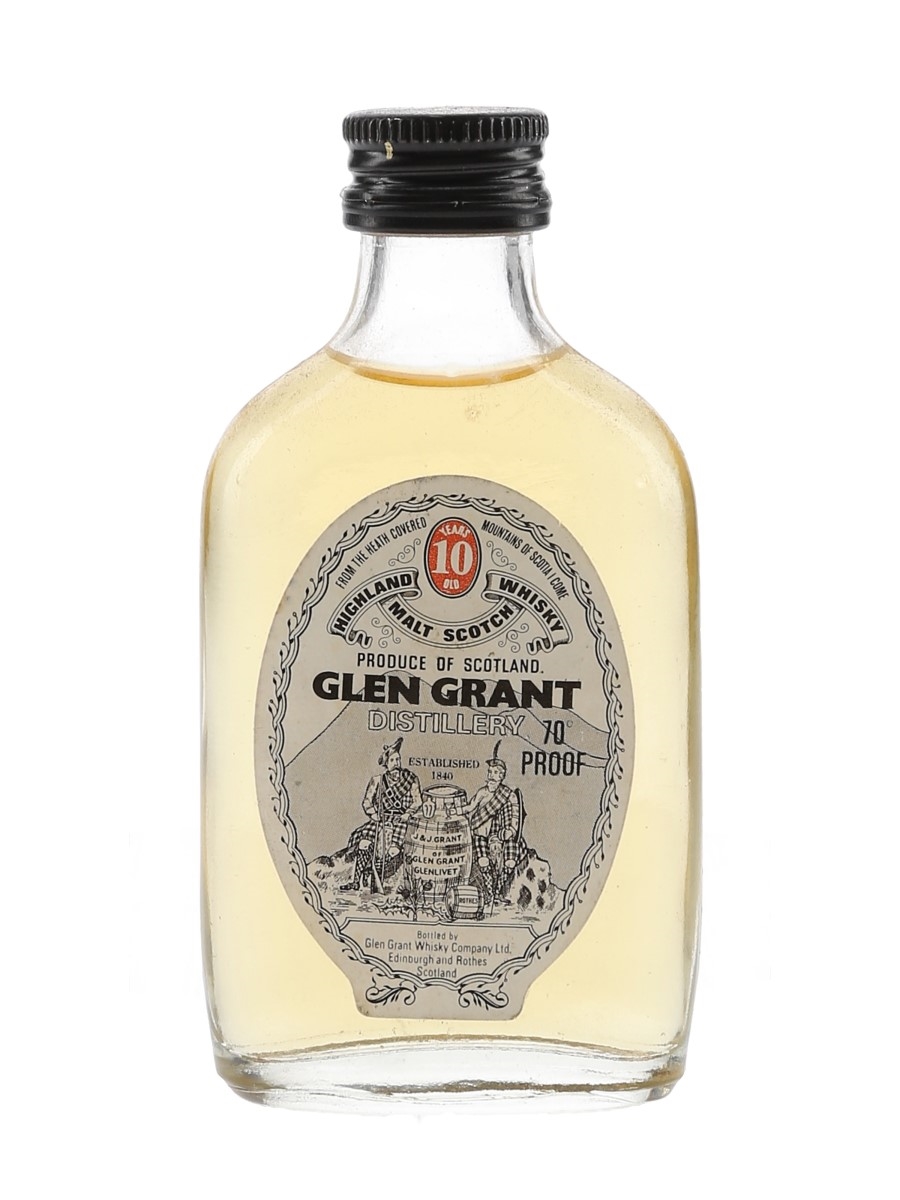 Glen Grant 10 Year Old Bottled 1970s 5cl / 40%