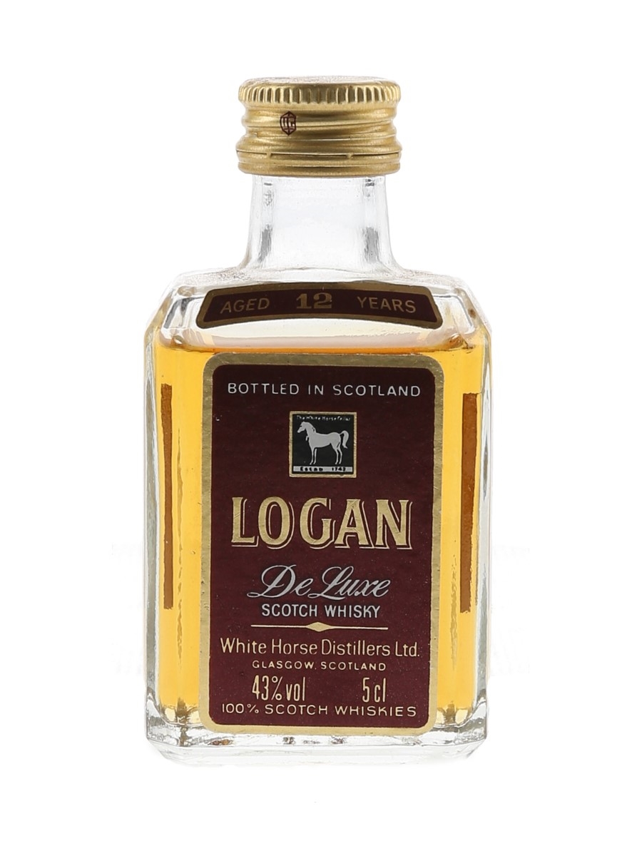 Logan De Luxe 12 Year Old Bottled 1980s - White Horse Distillers 5cl / 43%