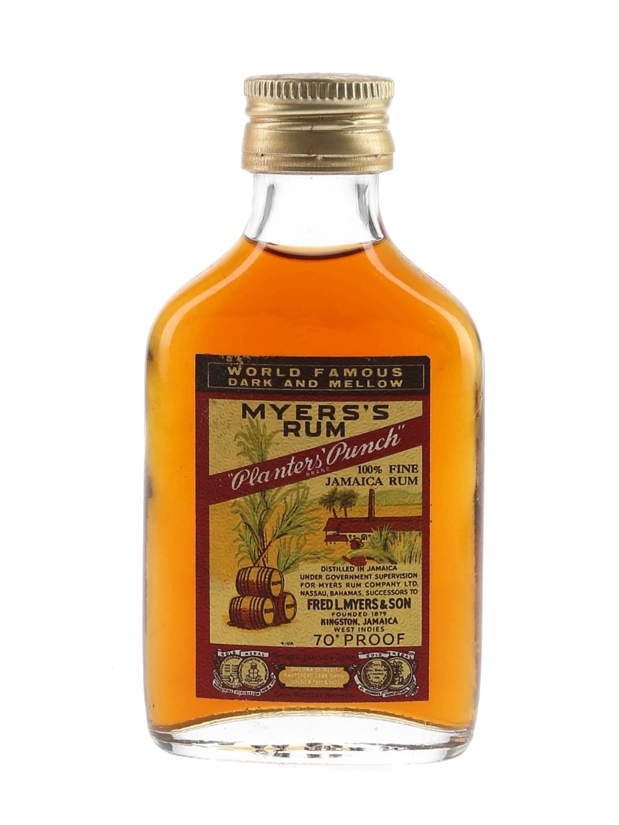 Myers's Planters' Punch Rum Bottled 1960s 5cl / 40%