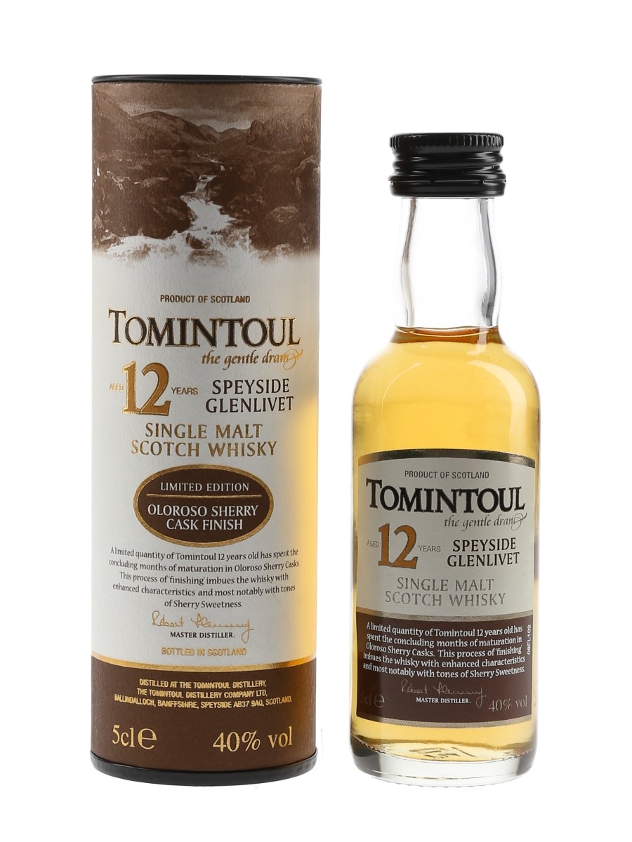 Tomintoul 12 Year Old Olorose Sherry Cask Finish 5cl / 40%