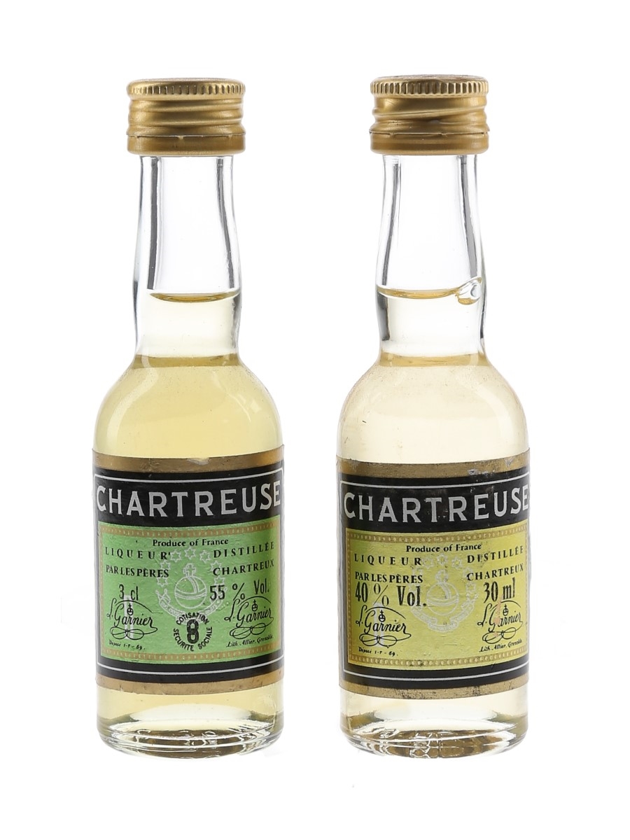 Chartreuse Green & Yellow  2 x 3cl