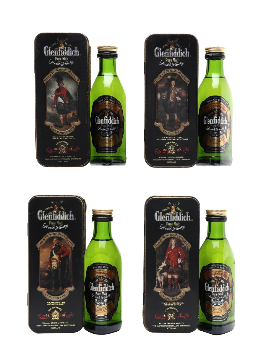 Glenfiddich Special Reserve Clans Of The Highlands 4 x 5cl / 40%