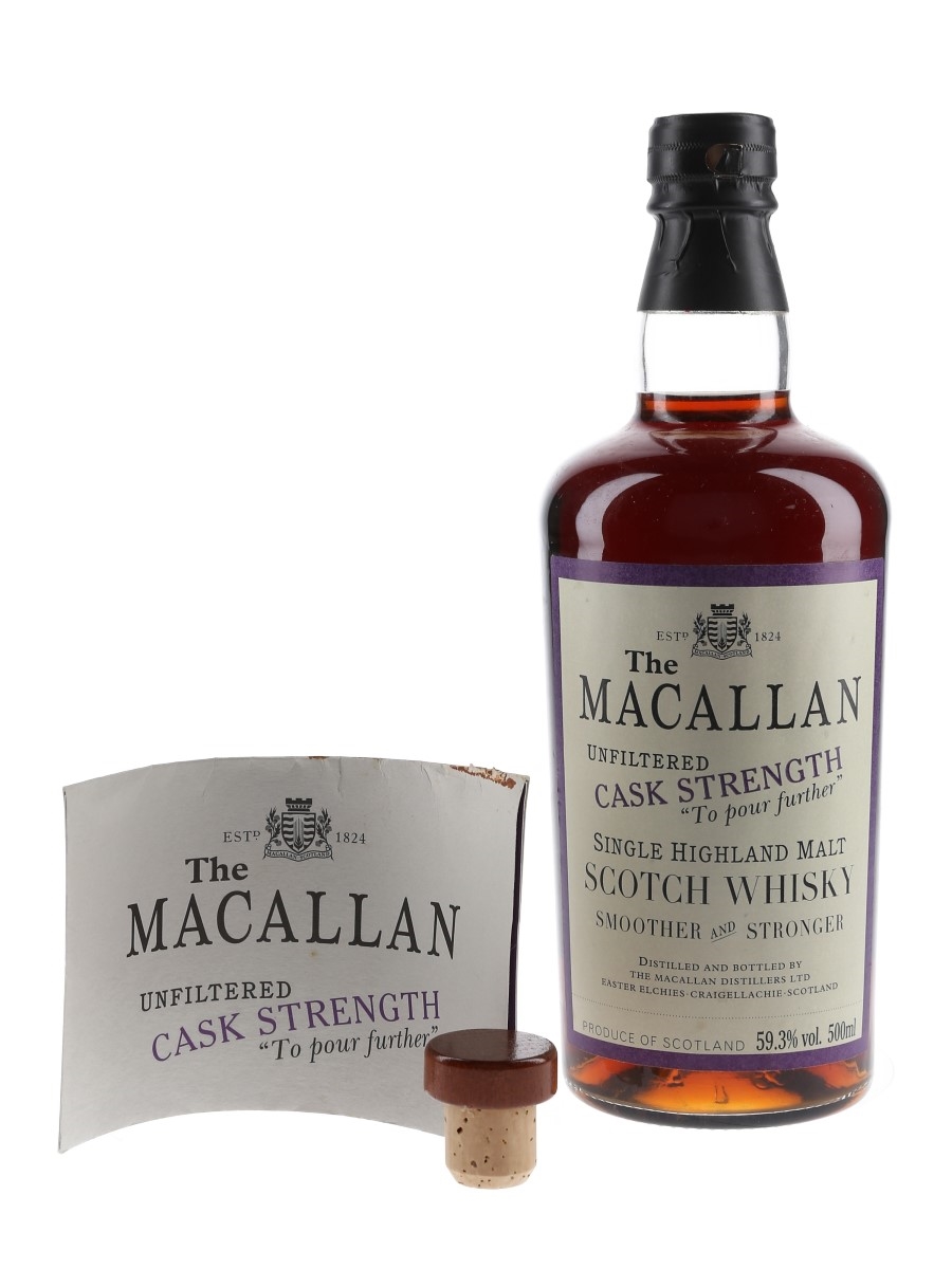 The Macallan Cask Strength 58.2 abv NV (1 Bottle 75cl