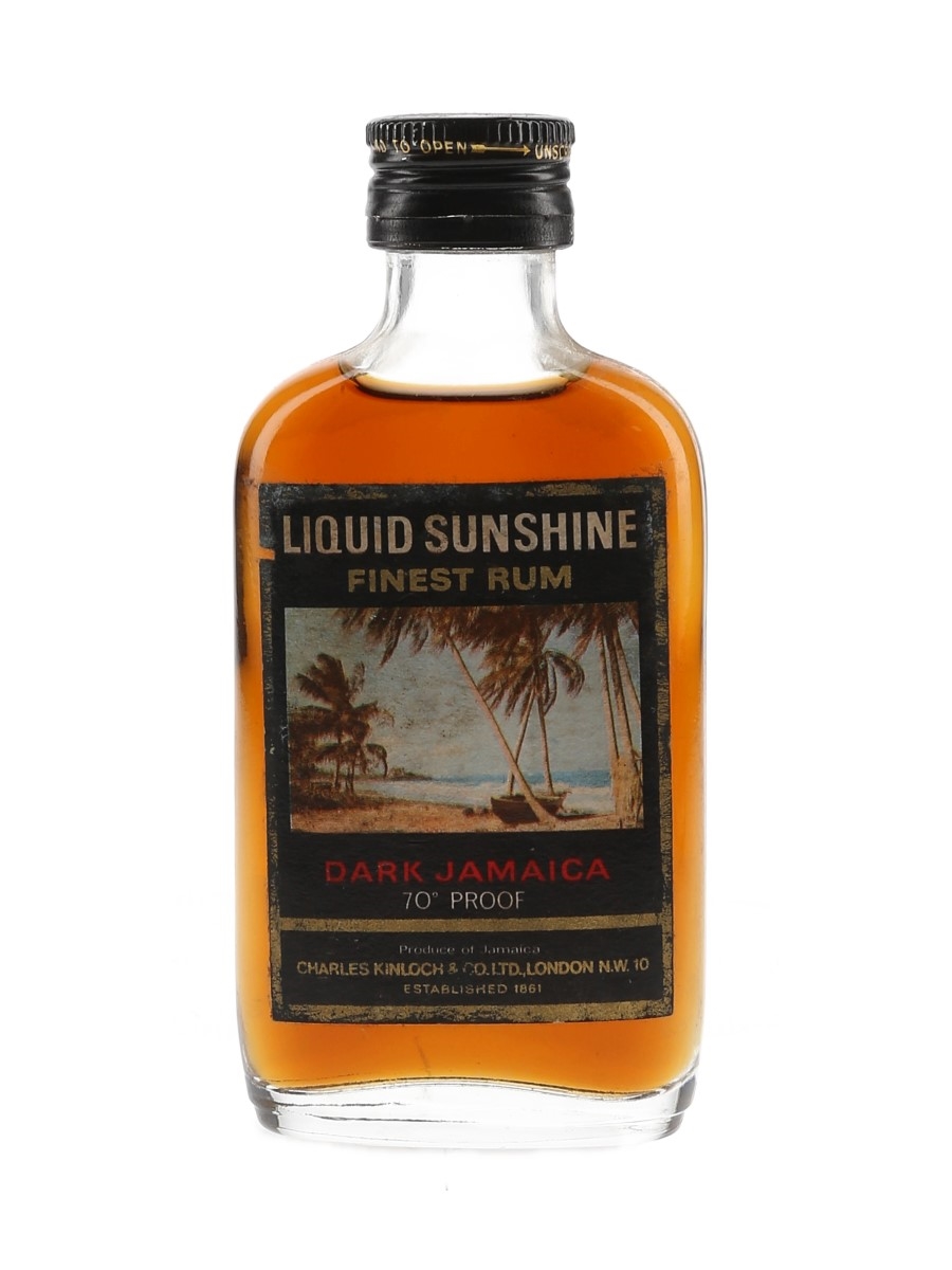 Liquid Sunshine Dark Jamaica Finest Rum Bottled 1960s 5cl / 40%