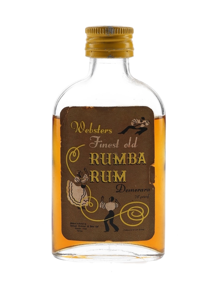 Websters Rumba Rum Bottled 1960s 5cl / 40%