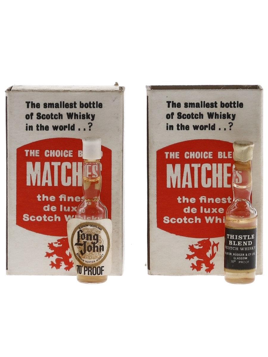 The Choice Blend Matches The World's Smallest Bottles Of Scotch Whisky 2 x 1cl / 40%