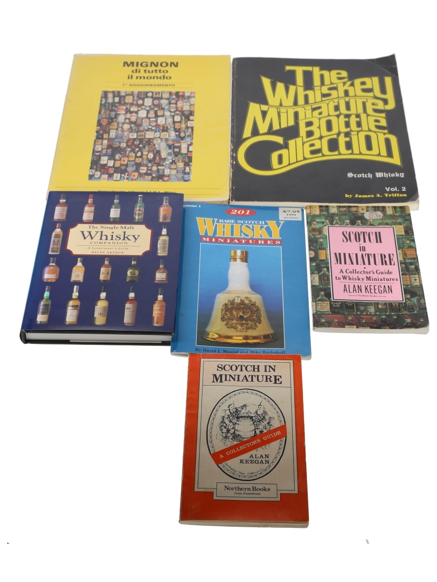 Assorted Scotch Whisky & Miniature Collector Books  