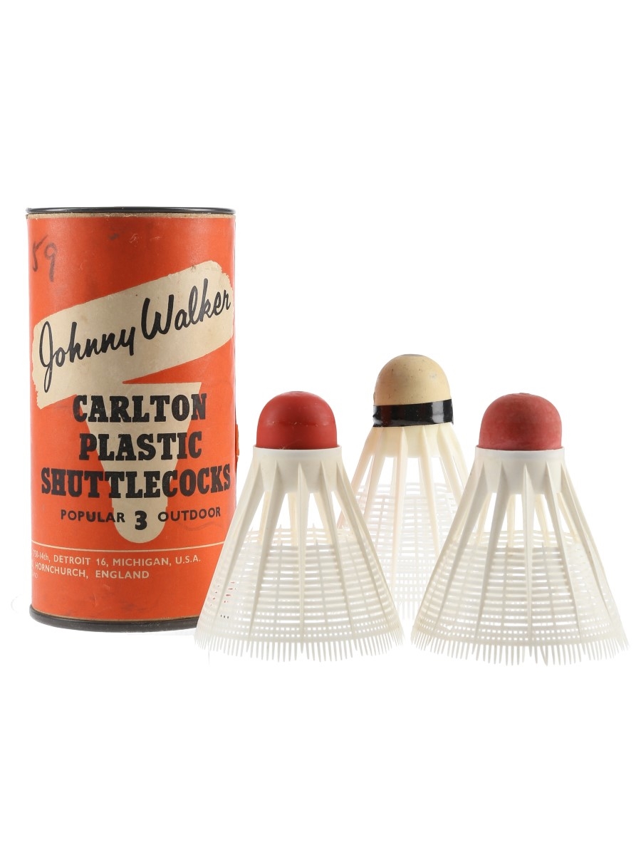 Johnny Walker Carlton Plastic Shuttlecocks  