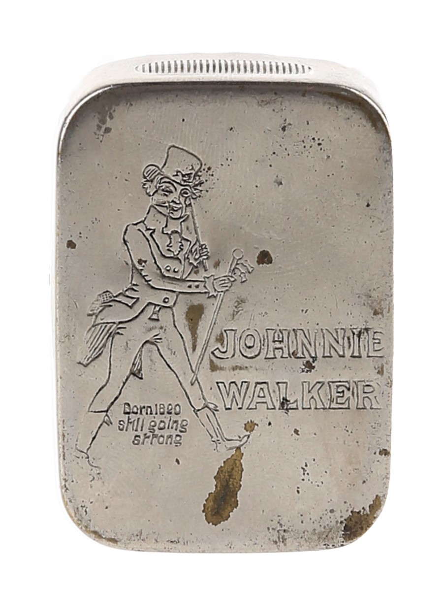 Johnnie Walker Vesta Match Case Puzzle 'Open This Box And I'll Stand You A Johnnie Walker' 