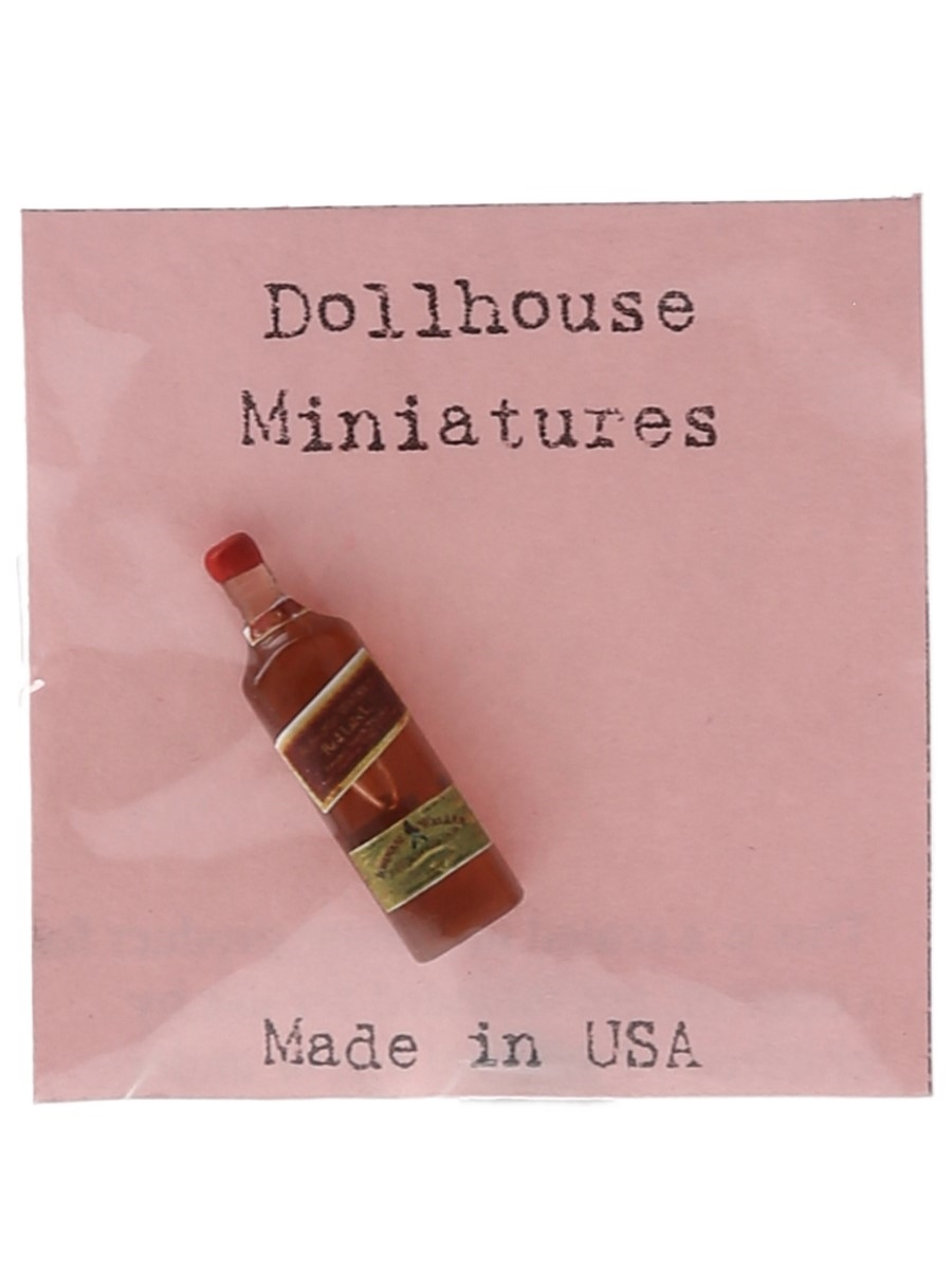Johnnie Walker Red Label Dollhouse Miniature  2.5cm Tall