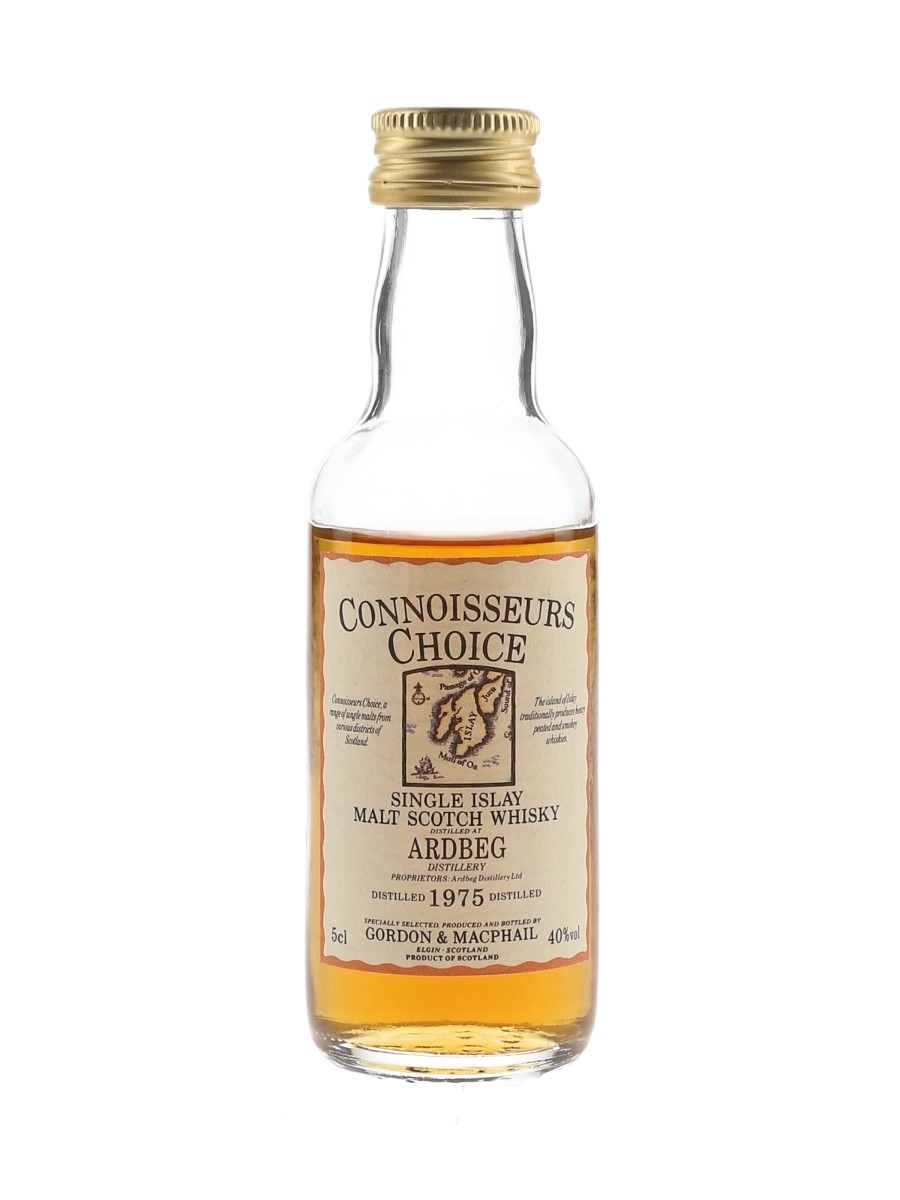 Ardbeg 1975 Connoisseurs Choice Bottled 1990s - Gordon & MacPhail 5cl / 40%